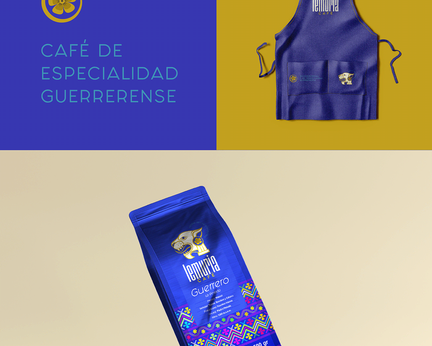 Lemuria café | Creación de marca, branding y creación de logo para marca de café