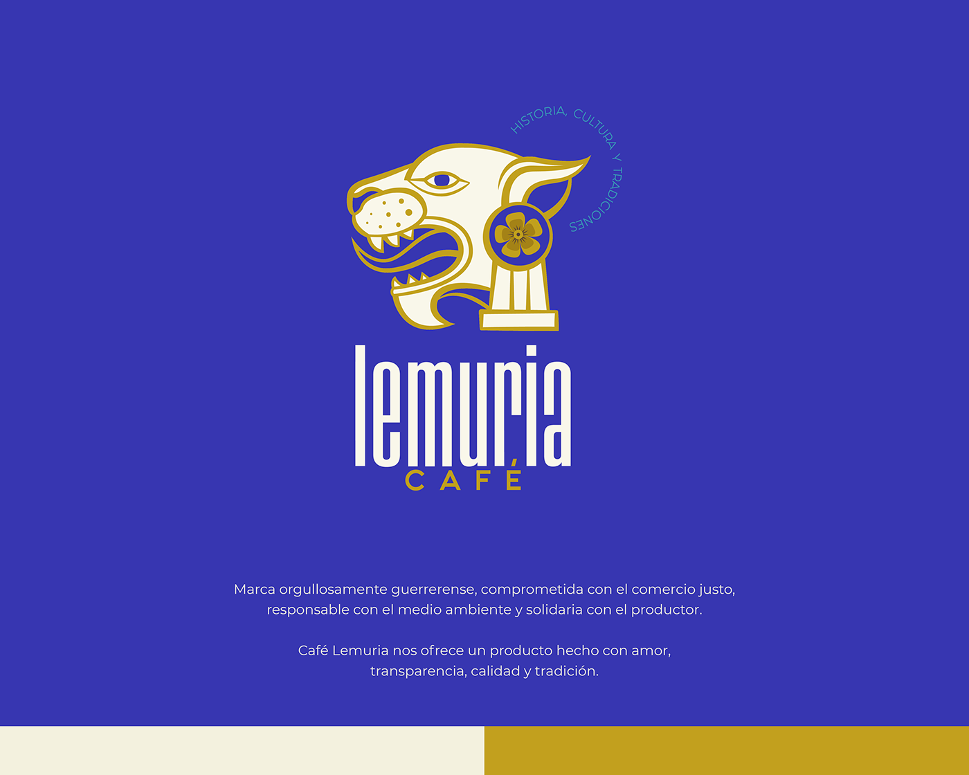 Lemuria café | Creación de marca, branding y creación de logo para marca de café