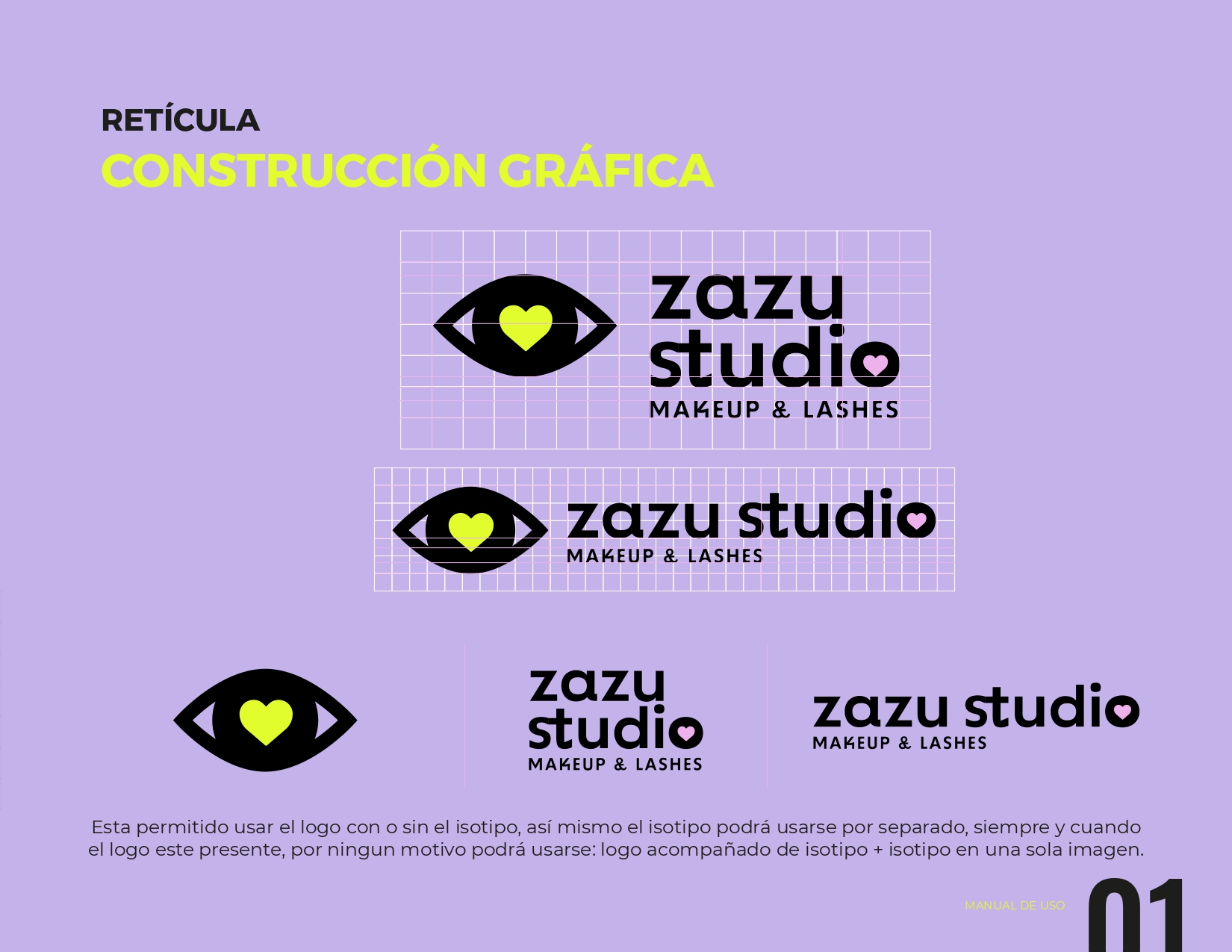 Zazu Studio | Diseño de marca, branding para estudio de belleza