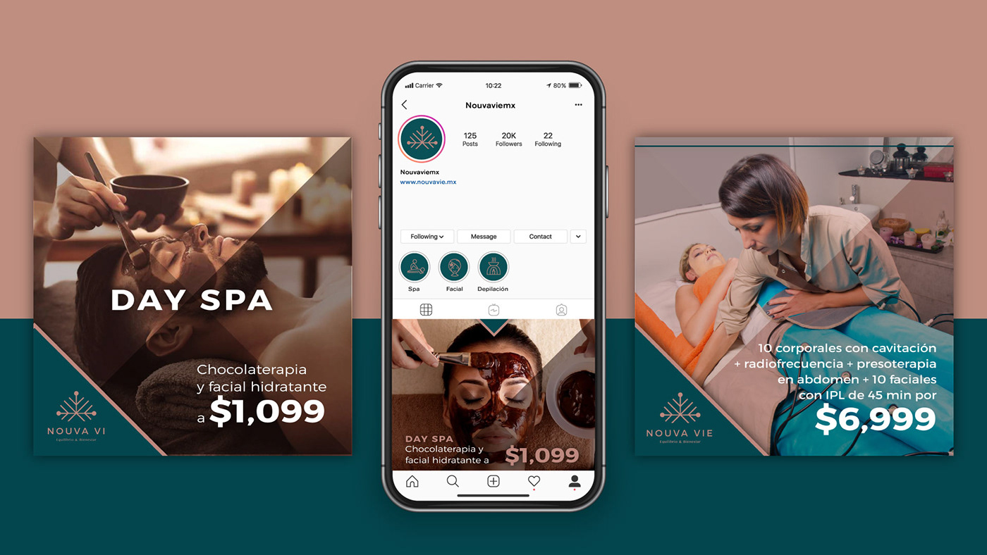 Nouva Vie | Creación de sitio web, Branding, Uso de marca, Imagen corporativa