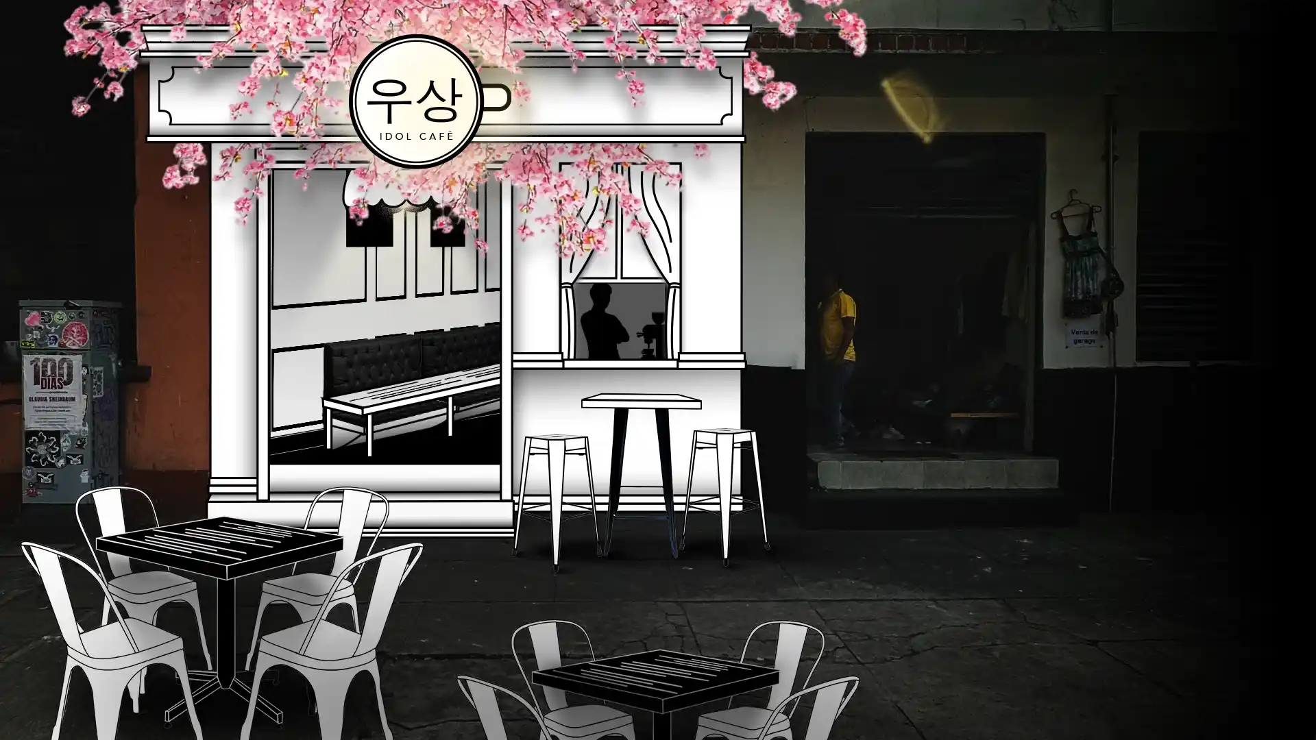 Idol Café | Arte conceptual, diseño de marca, branding cafetería